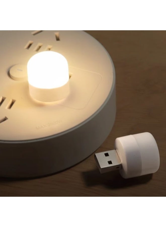 aeen 10 Pieces USB Warm Night Lights – Mini LED Bulbs, Portable Ambient Decorative Lighting for Christmas, Halloween, Camping, Reading & Tabletop Use - Image 5